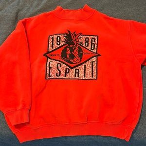 Vintage Esprit mock T sweatshirt